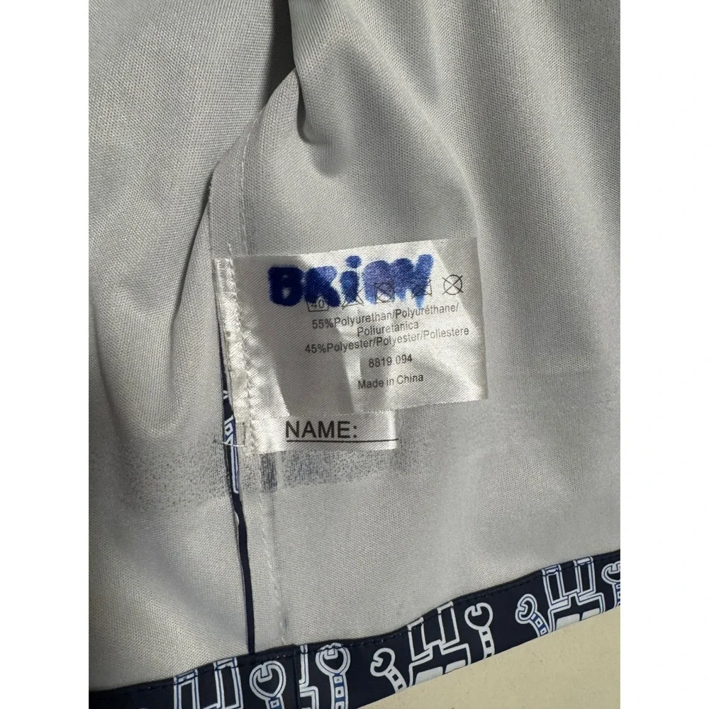Kids Navy Robot Print Raincoat Hooded Waterproof Jacket Size‎ 92